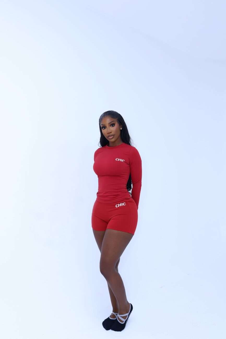 Red Chic Gym Set