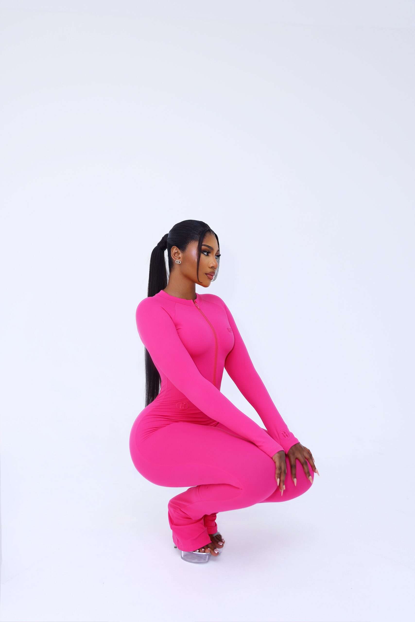 Miami soft pink jumpsuit (Flared) - Image 4