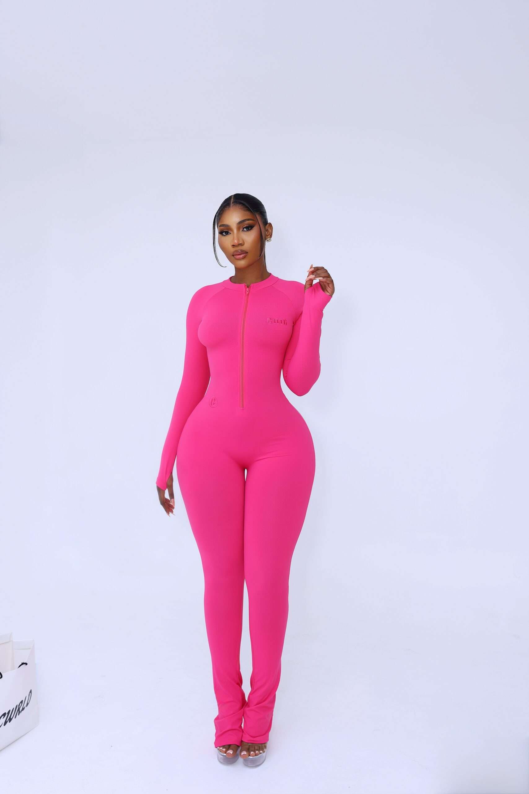 Miami soft pink jumpsuit (Flared) - Image 2