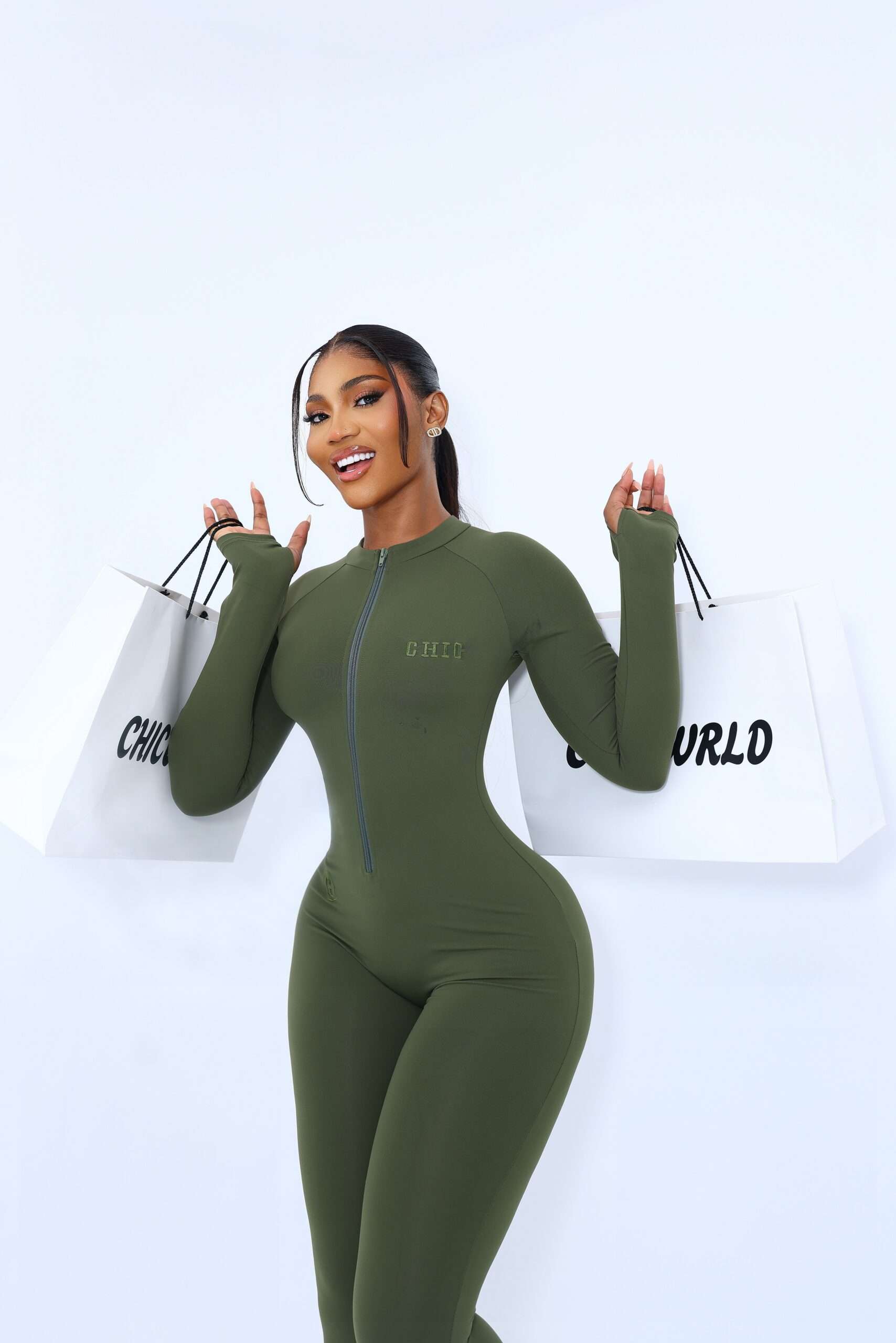 Matcha set green jumpsuit (Straight) - Image 6