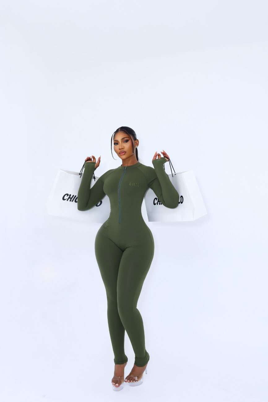 Matcha set green jumpsuit (Straight)