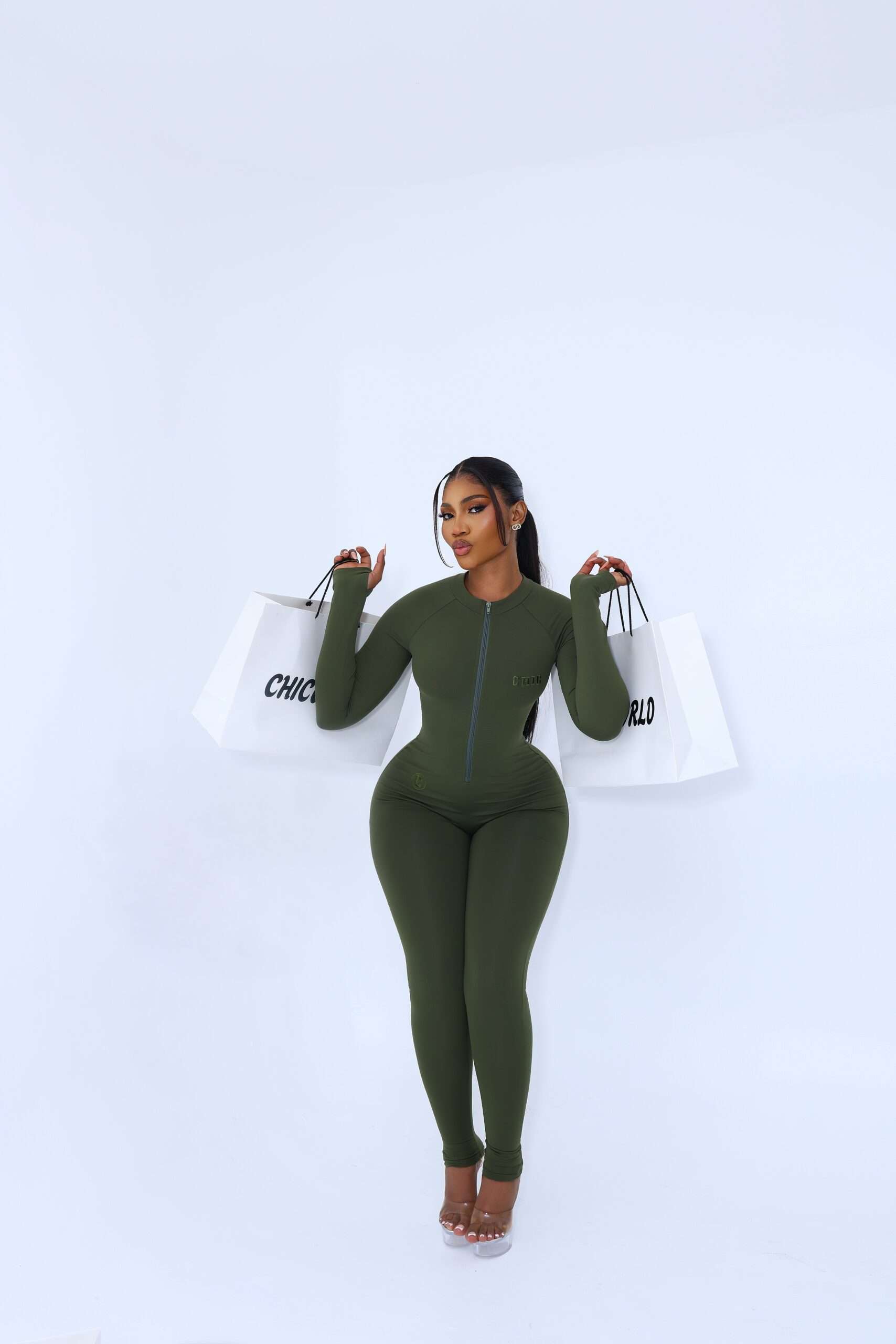 Matcha set green jumpsuit (Straight) - Image 4