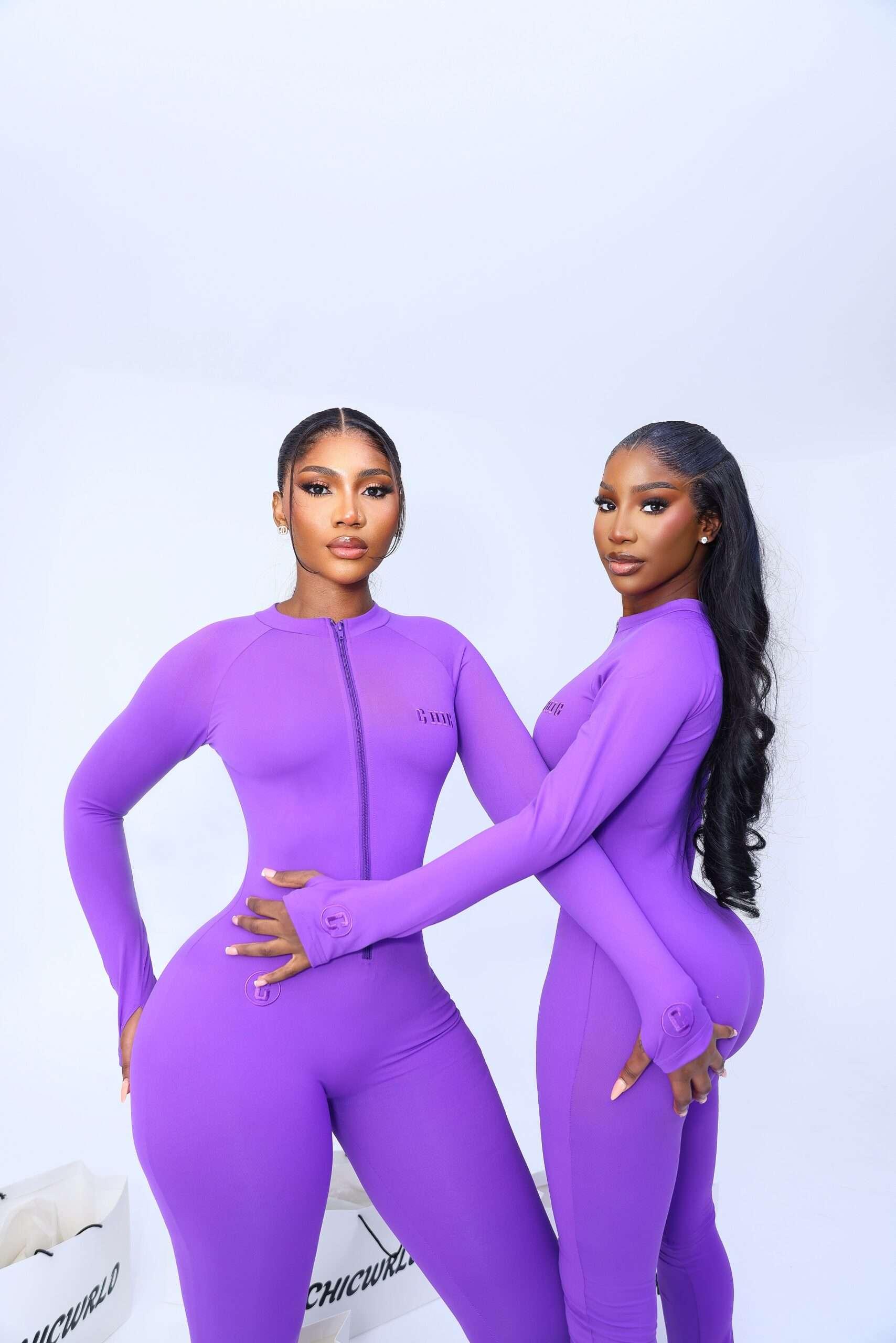Daisy chic purple jumpsuit (Straight) - Image 7