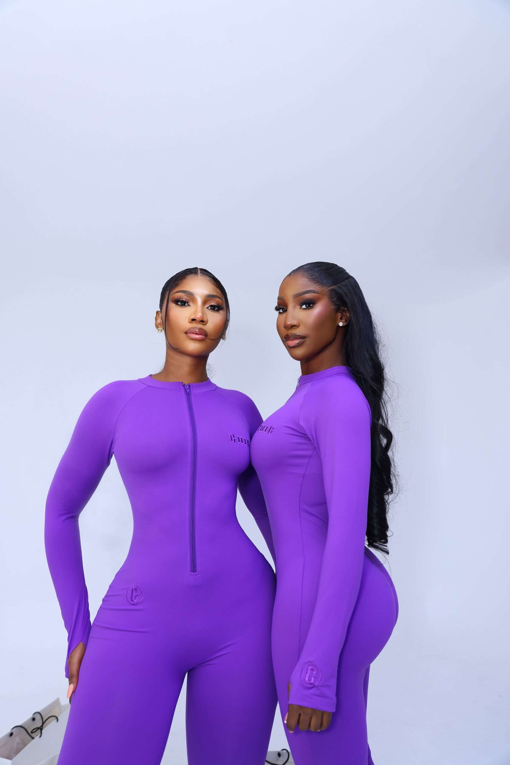 Daisy chic purple jumpsuit (Straight) - Image 6