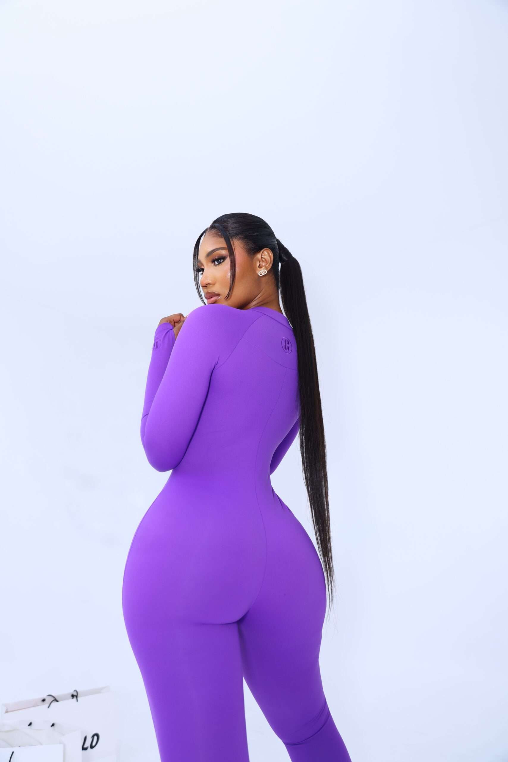 Daisy chic purple jumpsuit (Straight) - Image 5
