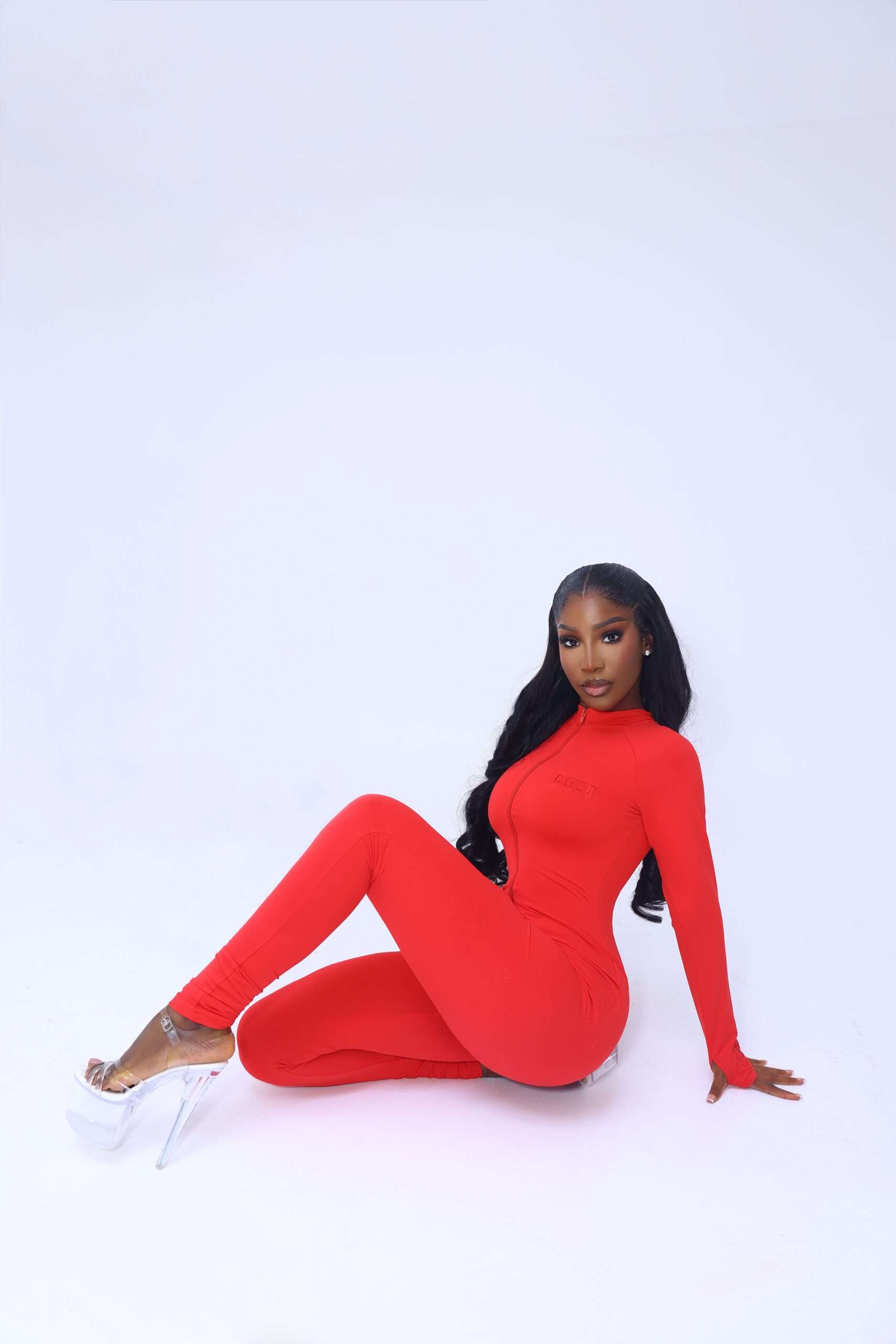 Ruby chic red jumpsuit (Straight) - Image 8